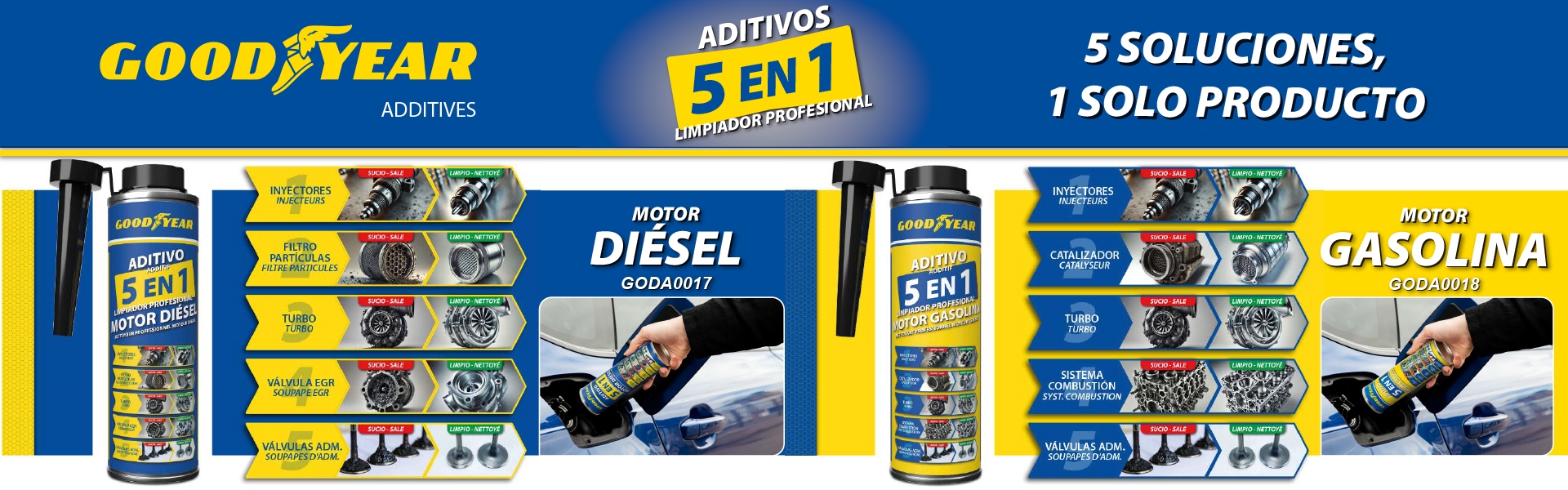 5 EN 1 GOODYEAR
